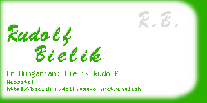 rudolf bielik business card